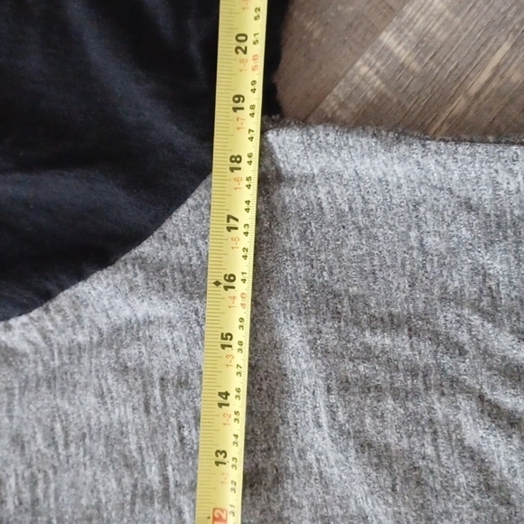 Le31 by Simons Grey and black long sleeve shirt size L - Picture 9 of 10